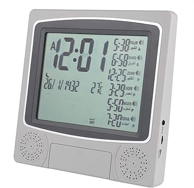 Horloge de prière azan sukupita minuterie numérique horloge de bureau pour la maison