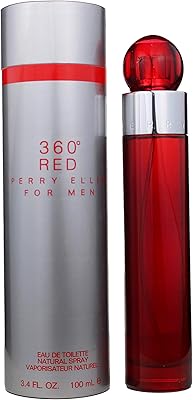 Perry ellis 360 red eau de toilette vaporisateur pour homme, 100 ml