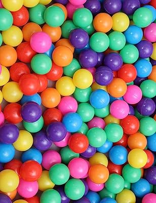 Mumoo bear ball pit balls 100, balles en plastique épaissies anti-écrasement pour bébés