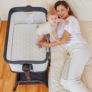 Lit bébé 3 en 1 pour nourrissons et jeunes enfants avec matelas doux