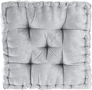 Coussin de sol coussin de siège carré en velours côtelé épais touffeté