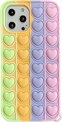 Coque de téléphone fidget toys, coque de protection bubble pop - pour iphone