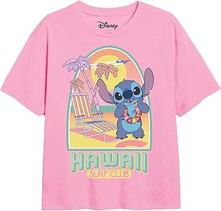 T-shirt imprimé lilo et stitch surf club cotton soul disney pour filles