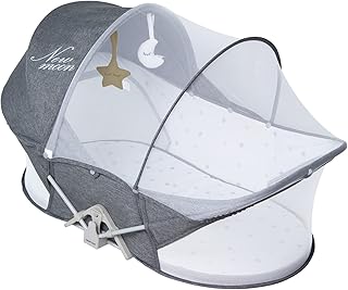 Lit de voyage portable peprod pour nouveau-né - petit lit pliable et respirant