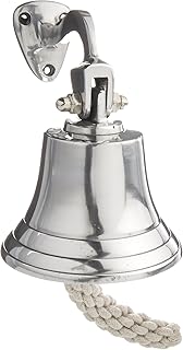 Hampton nautical 3 x glass-101 chrome suspendu navire et cloche 6"