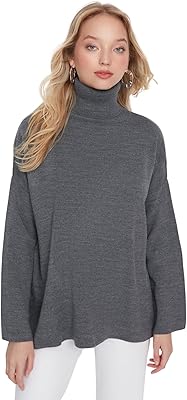 Pull coupe ample à col rond trendyol pour femme (pack de 1)