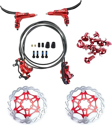 Kit de freins à disque hydrauliques dieng zoom vtt à 4 pistons/avec disque