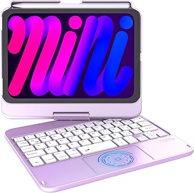 Étui pour ipad mini 6 avec clavier et clavier, ipad mini 6ème génération