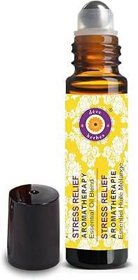 Dave herbs soulagement du stress - mélange d'huiles essentielles d'aromathérapie de lavande, bergamote