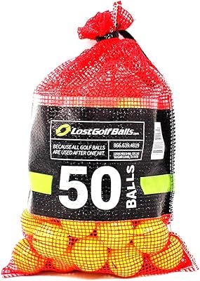 Balles de golf de marque jaune
