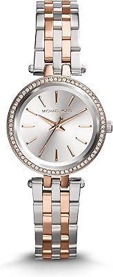 Montre darcy michael kors pour femme avec bracelet en acier inoxydable - mk3298
