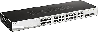Commutateur réseau gigabit ethernet 28 ports d-link