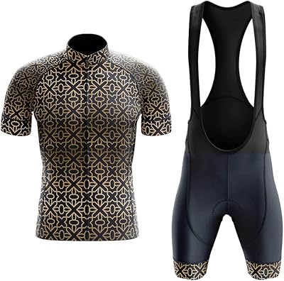 Maillot de cyclisme de luxe pour hommes, combinaison de cyclisme à manches courtes