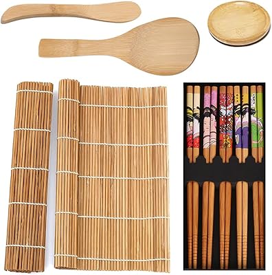 Kit de préparation de sushis aoriti ensemble de 10 pièces pour débutants comprenant