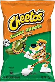 Cheetos cheddar jalapeno crunch 8 oz
