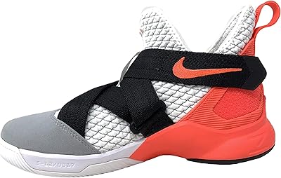 Enfants lebron soldier xii sfg (gs) (blanc/gris foncé-flash crimson, 6,5 big kid)
