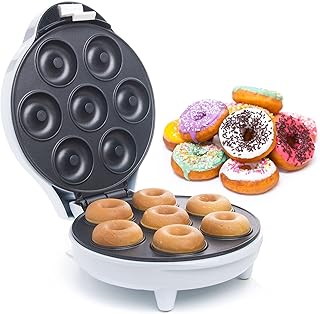 Mini machine à beignets tipping day avec 7 trous, machine à petit-déjeuner chauffante