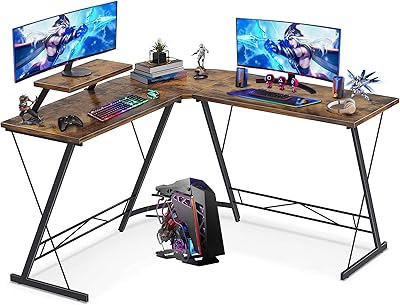 Bureau de jeu en forme de l sky touch, bureau de maison