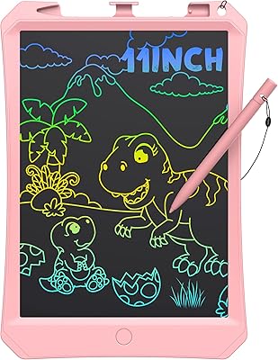 Tablette d'écriture lcd tago pour enfants tableau de gribouillage coloré de 11