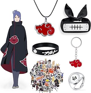 Ensemble de 55 bandeaux pour enfants anneaux en acier inoxydable anime