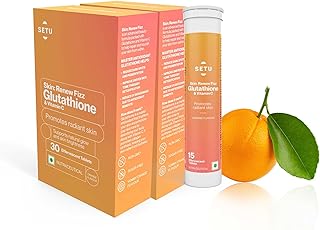 Setu gluta fizz skin renew glutathion 500 mg avec vitamine c favorise la détoxification