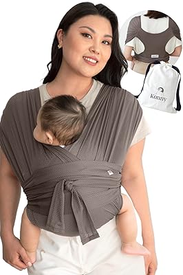 Porte-bébé koni air mesh, porte-bébé facile à porter et à envelopper, parfait