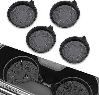 Sous-verres de voiture en silicone dessous de verre pour porte-gobelet de voiture accessoires