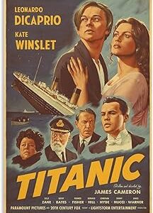 Affiche sur toile vintage du film quilazo titanic, affiche d'art mural moderne avec impression photo pour décoration de chambre familiale 12 x 18 pouces (30 x 45 cm). Diaytar : Votre partenaire e-commerce au quotidien