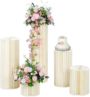 Vases en carton nobcio pour décorations de table de fête à
