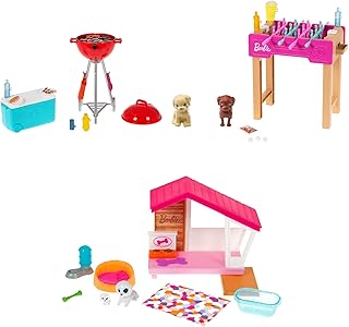 Mini ensemble de jeu barbie avec accessoires thématiques et animal de compagnie. Diaytar Sénégal : Des milliers de produits à portée de clic, livrés chez vous