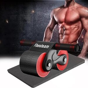 Roue de rebond abdominale automatique fbestim : ensemble d'équipement d'exercices abdominaux avec tapis pour genoux, rouleau de fitness pour exercices abdominaux et entraînement de force musculaire à la maison et à la salle de sport. Diaytar Sénégal : Le e-commerce qui change la donne