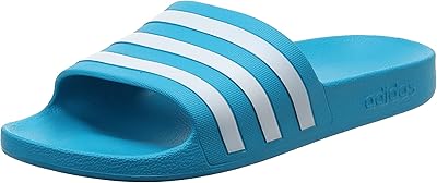 Adidas adilette aqua k chaussons mixte enfant, bleu solaire/ftwr blanc/bleu solaire, taille 38