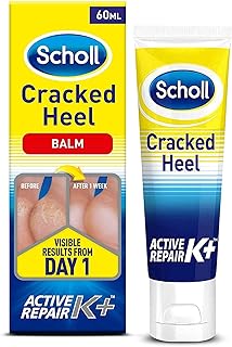 Baume complet de soin des pieds scholl cracked hill active k+ (60 ml)
