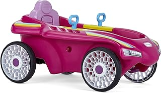 Jouet voiture de course rose little tikes de jet pour enfants âgés