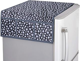 Couvercle supérieur de réfrigérateur à pois en pvc cooper industries - gris (ctktc05397)