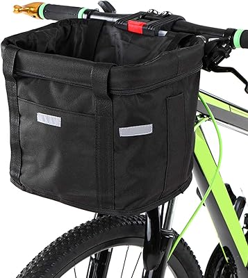Panier avant de vélo étanche et amovible lixada pour guidon de vélo