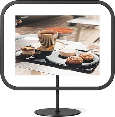 Cadre photo umbra infinity, affichage photo flottant pour bureau ou mur, 5 ×