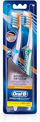 Brosse à dents oral-b pro-health smart flex - 2 pièces (souple)