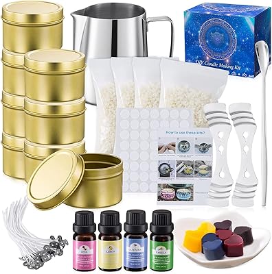Kit de fabrication de bougies parfumées diy pour la fabrication de bougies, coffret