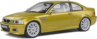 Voiture de collection solido bmw e46 m3-phoenix jaune, multicolore, s1806501, échelle 1:18 2000