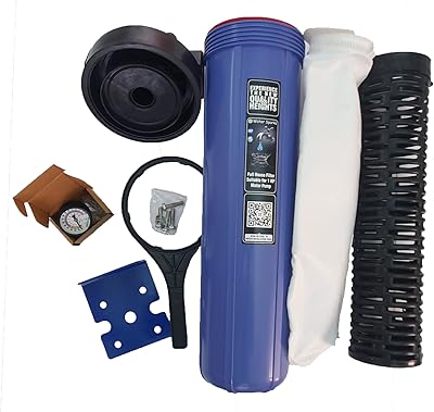 Filtre à sac lavable water sparks® pour toute la maison, adapté à une pompe