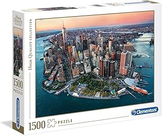 Clementoni puzzle hqc new york 2019 1500 pièces, multicolore, 6800000260, 31810