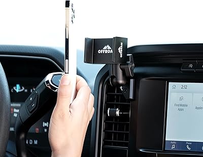 Ofrom kit de montage de téléphone compatible avec ford f-150 (2021 - actualité)