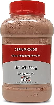 Poudre de polissage pour verre à l'oxyde cérium excel impex pour éliminer