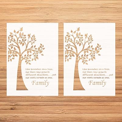 2 pièces pochoir arbre généalogique arbre de vie pochoir réutilisable fleur oiseau pochoir diy pochoir décoratif modèle pour peinture sur murs meubles carrelage art artisanat dessin décoration de la maison. Diaytar : Des promotions exceptionnelles toute l'année pour tous les Sénégalais