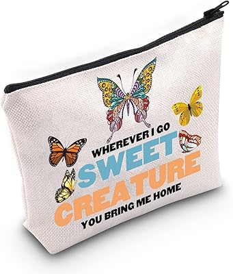 Wzmpa trousse de maquillage avec paroles de musique, album maison, cadeau partout où