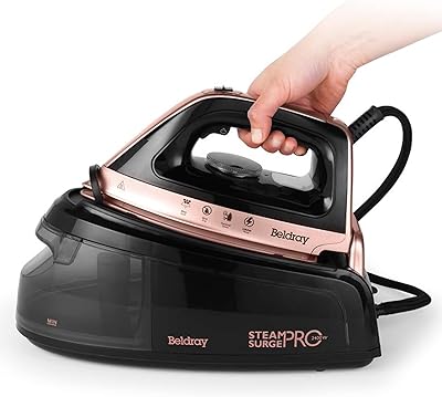 Fer à vapeur beldry surge pro bel01137-150 avec réservoir d'eau amovible de 12
