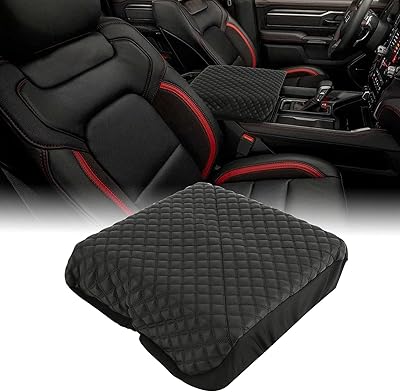 Housse d'accoudoir de console centrale de lumina compatible avec dodge ram 1500 2019
