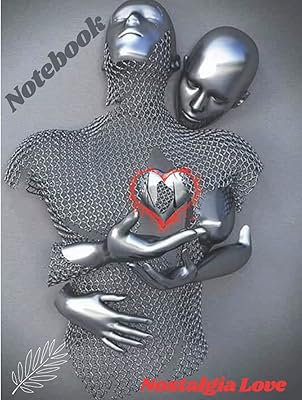 Cahier nostalgia love : taille-8,5 * 11 pouces 110 pages lien et couverture