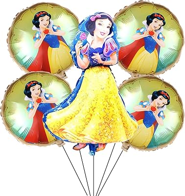 5 pièces ballons de fête princesse blanche neige anniversaire baby shower fille princesse décoration de fête. Diaytar Sénégal : Votre destination e-commerce pour des produits de qualité à prix discount